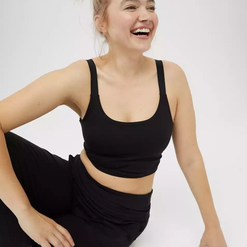 Aerie OFFLINE The Hugger Longline Sports Bra